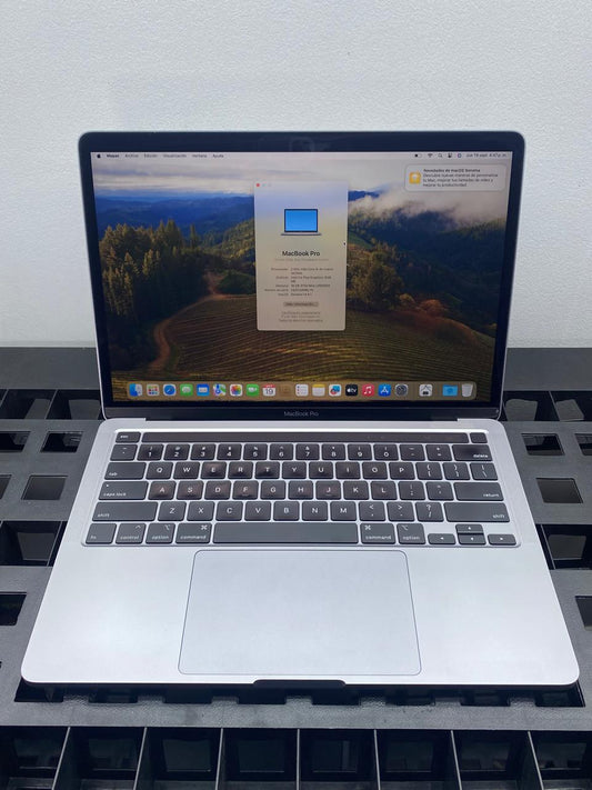 Laptop Apple MacBook Pro 2020 13.3" Core i5-1038NG7 16GB RAM 500GB SSD macOS Sonoma c/cargador