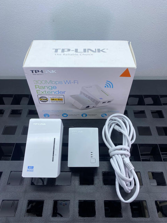 Extensor WiFi TP-Link AV500 Powerline TL-WPA4220KIT, 300Mbps, 2.4GHz, Con Puerto Ethernet Y Plug & Play