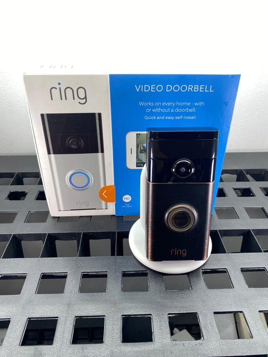 Timbre Ring Video Doorbell HD Wi-Fi Detección de movimiento c/ adaptador de corriente